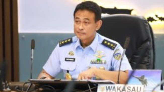 Marsdya TNI Andyawan Martono Putra saat jadi Wakasau. [Istimewa]